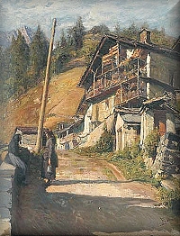 Luigi Bocca - Paesaggio Alpino